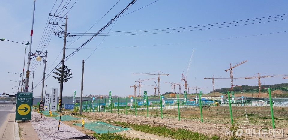 분양을 기다리는 검단신도시/사진=조한송 기자