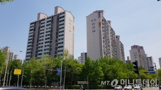 고양시 일산서구 내 아파트 단지 모습/사진=박미주 기자