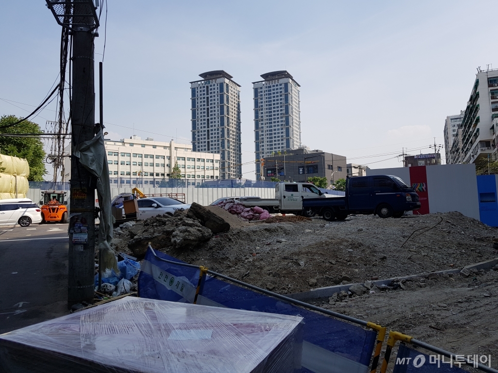 철거가 진행되고 있는 6-3-3, 4구역 전경. /사진=유엄식 기자