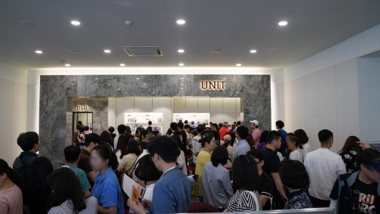 롯데캐슬 클라시아 견본주택 내부 모습 /사진제공=롯데건설