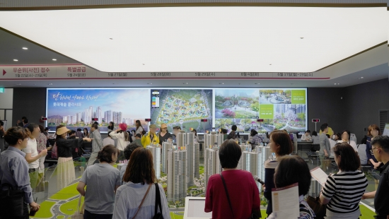 롯데캐슬 클라시아 견본주택 내부 모습 /사진제공=롯데건설