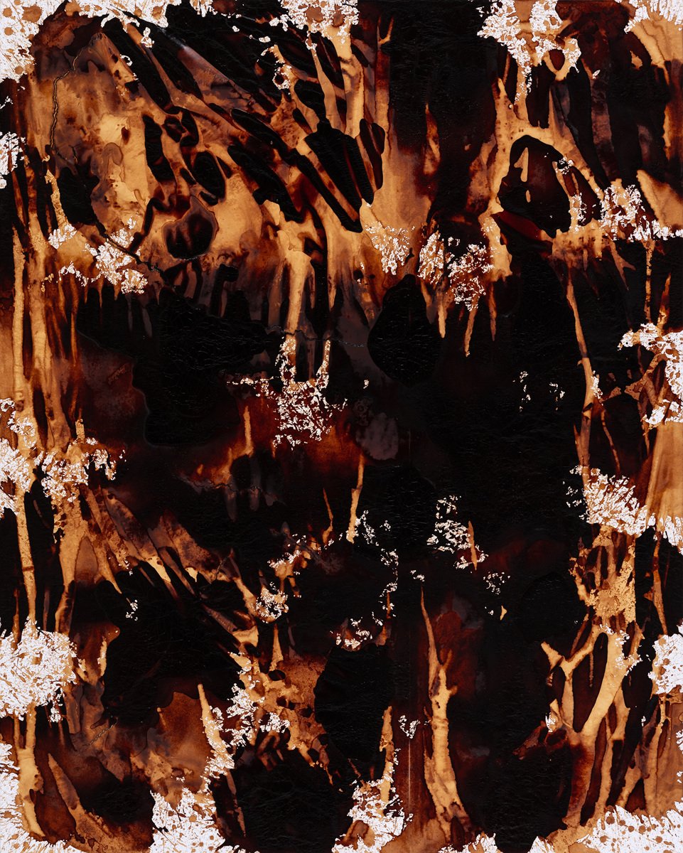 Untitled, 2018, coffee on paper, 200x250cm. /사진제공=아라리오갤러리