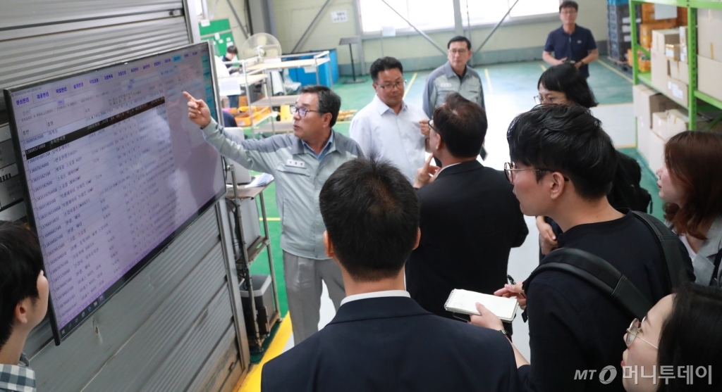 동성사 공장 내부 전경. /사진제공=중소벤처기업부