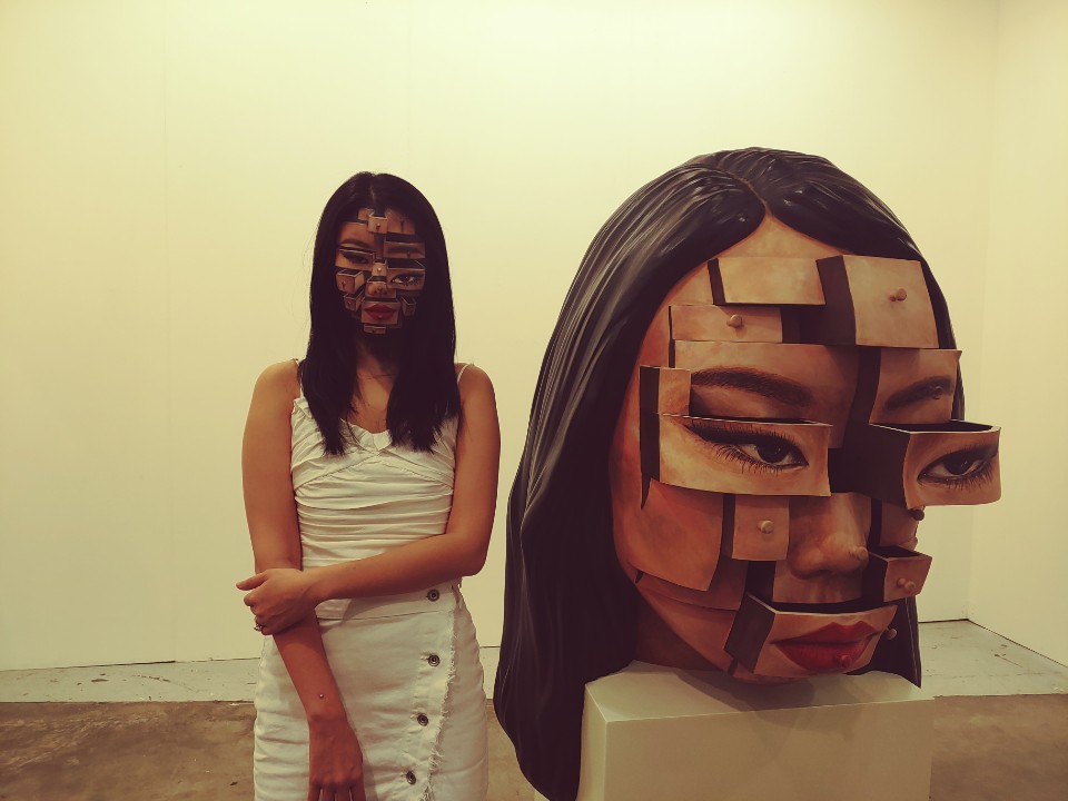 윤다인 작가의 일루전 작품들. /부산=김고금평 기자