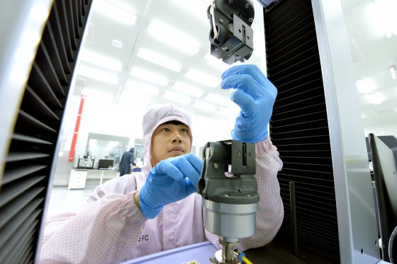 현대모비스 수소전기차 핵심부품 공장 내부 생산모습/사진제공=현대모비스