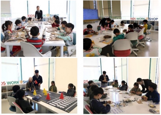 현대모터스튜디오 고양에서 운영해 온 어린이 수소 체험 학습 프로그램 '키즈워크숍' 모습. 이번 수소엑스포에서도 사전 신청하면 참여할 수 있다./사진=현대차