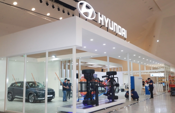 2019.06.18 대한민국 수소엑스포 DDP 스케치 - 현대자동차 / 사진=이동훈 기자 photoguy@