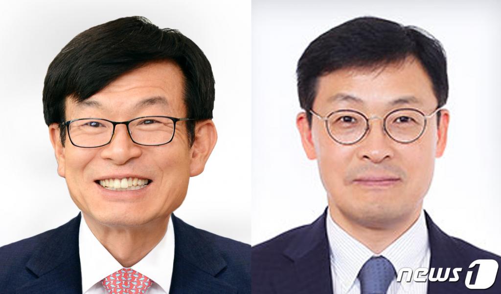 문재인 대통령이 21일 김상조 공정거래위원회 위원장(왼쪽)을 대통령비서실 정책실장으로 이호승 기획재정부 제1차관을 대통령비서실 경제수석으로 임명했다. (청와대 제공) 2019.6.21/뉴스1  <저작권자 © 뉴스1코리아, 무단전재 및 재배포 금지>
