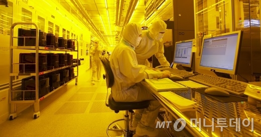 삼성전자 반도체 생산라인. /사진제공=삼성전자