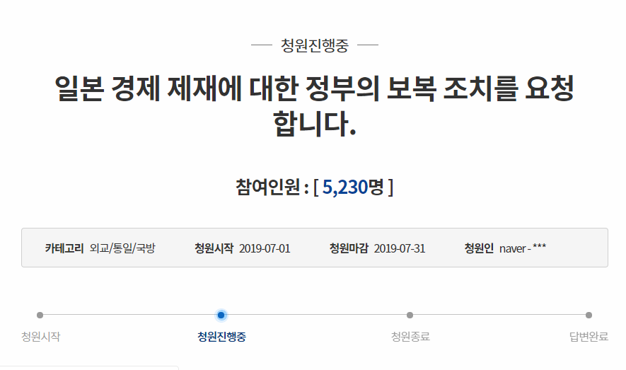 /사진=청와대 국민청원 게시판 캡처