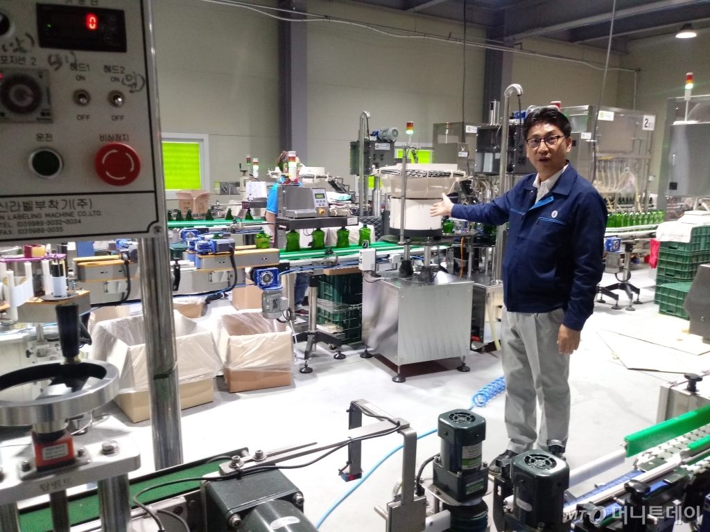 1공장 생산라인.