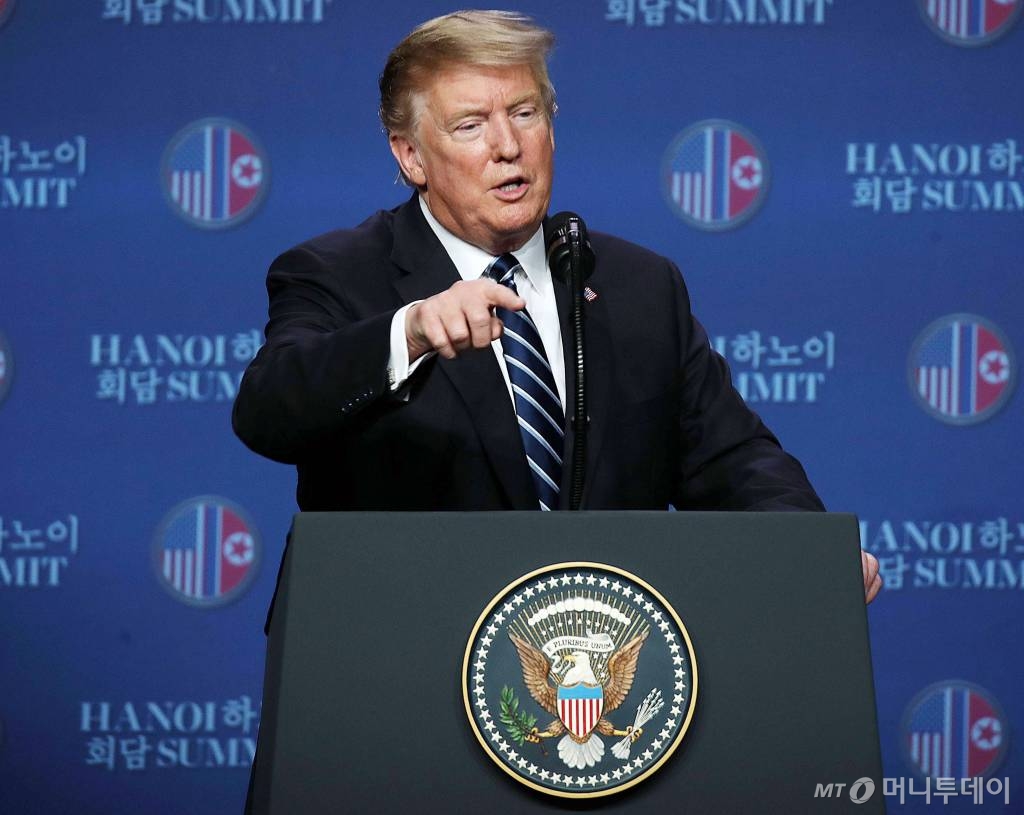 도널드 트럼프 미국 대통령 /사진=김창현 기자 chmt@