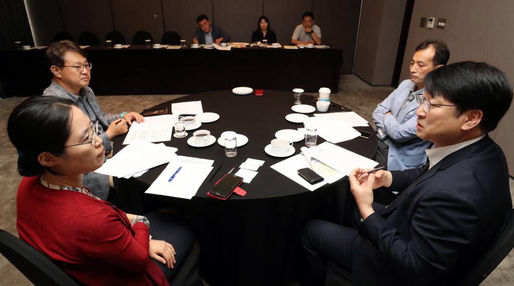 22일 오후 서울 중구 더 플라자에서 열린 '신산업 인재육성 방안 모색을 위한 지상 좌담회' / 사진=이기범 기자 leekb@