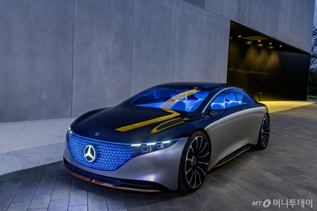 메르세데스-벤츠가 '2019 프랑크푸르트 모터쇼'에서 최초 공개한 '비전 EQS'. /사진제공=메르세데스-벤츠코리아