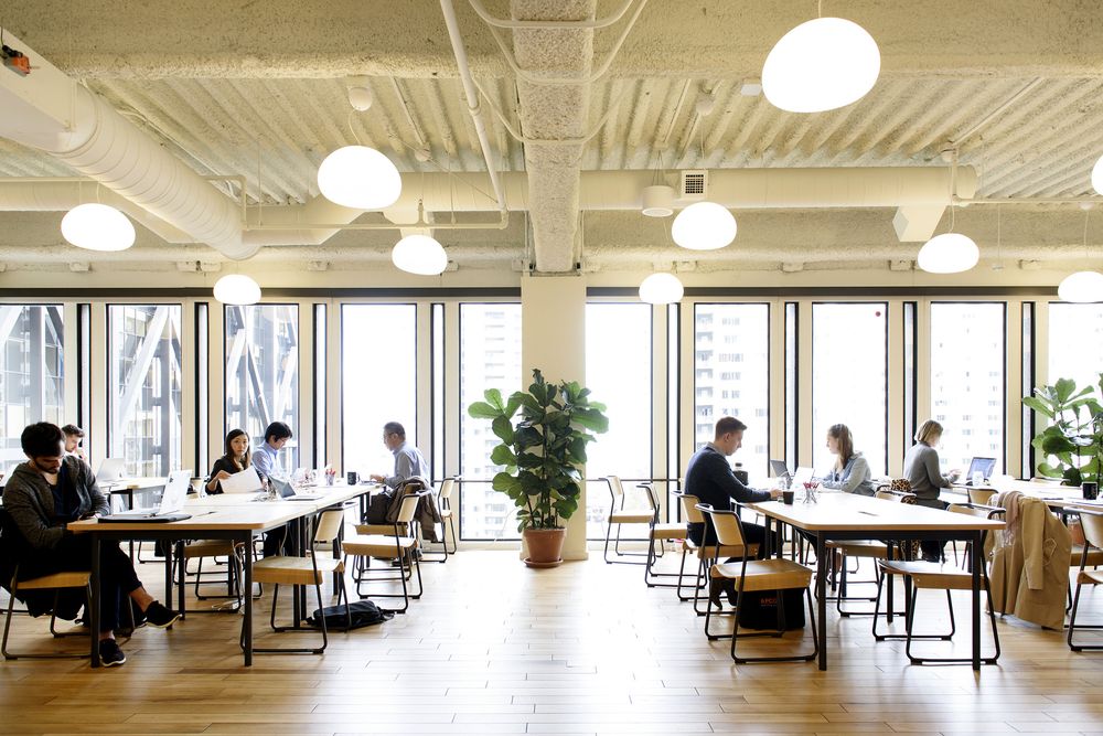 미국 캘리포니아 주 샌프란시스코에 위치한 위워크 오피스. /사진=Bloomberg