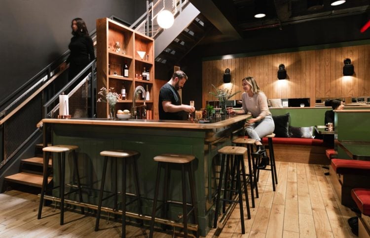 미국 뉴욕 월스트리트에 위치한 위리브. /사진=WeLive