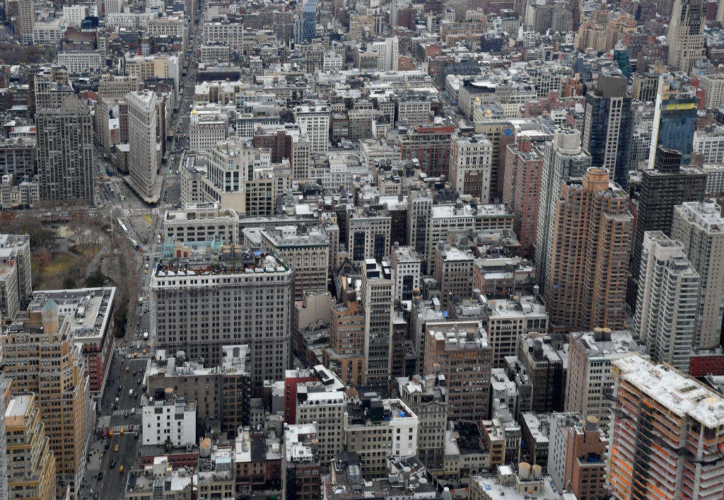 미국 뉴욕 맨해튼 중심부. /사진=AFP