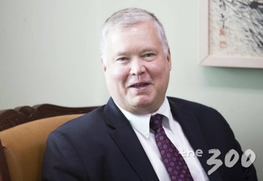 스티븐 비건 미국 국무부 대북정책특별대표가 21일 오전 서울 종로구 외교부 청사를 방문, 한·미 북핵 수석대표 협의에 앞서 인사말을 하고 있다./사진=김창현 기자