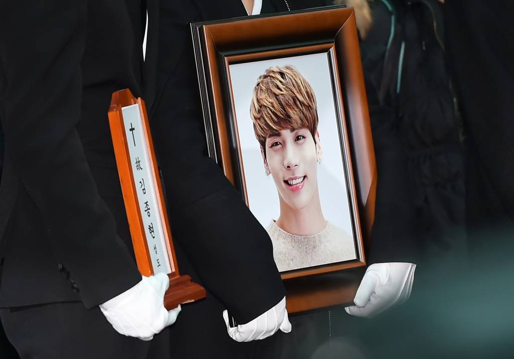 故 그룹 샤이니 종현의 발인식/ 사진=김휘선 기자 hwijpg@