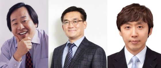 22일 서울 종로구 포시즌스호텔에서 열리는 '2019 인구이야기 PopCon'의 '교육의 미래' 세션 발표자들. 왼쪽부터 손주은 메가스터디 회장, 진동섭 한국진로진학정보원 이사, 김희삼 광주과학기술원 교수/사진=각 발표자 제공