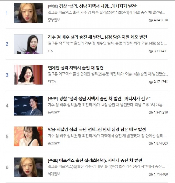 포털사이트에 종속되는 유통구조는 '뉴스 쏠림' 현상을 부른다./사진=네이버 화면 캡쳐