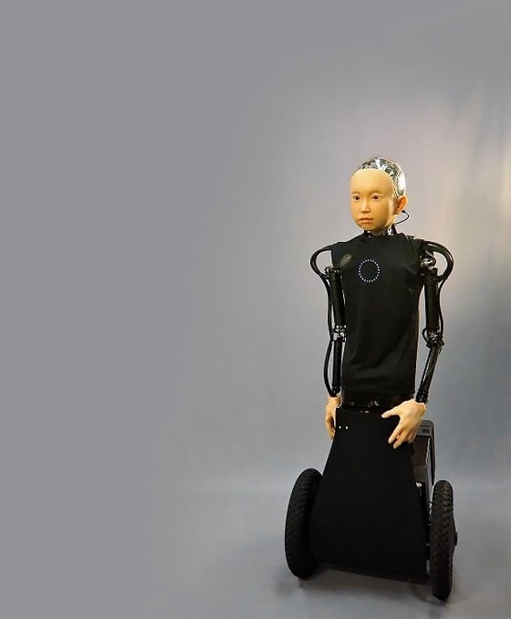 오사카대 지능로봇연구실 이시구로 히로시 박사가 개발한 안드로이드 '이부키'/사진=오사카대