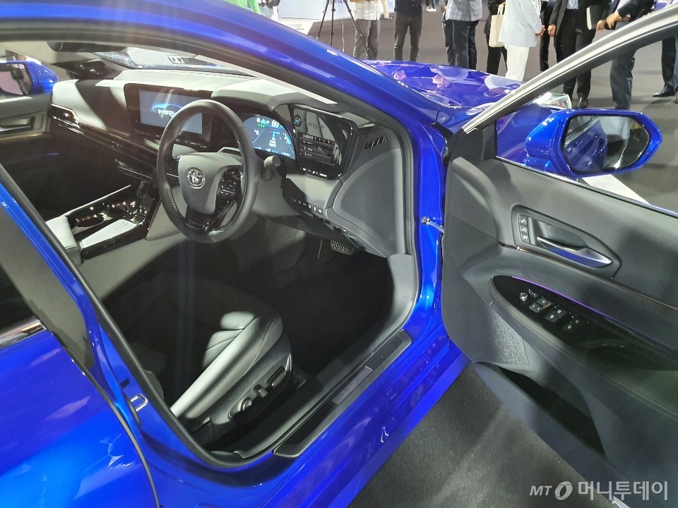 23일 '도쿄모터쇼 2019'에서 공개된 토요타 새 수소전기차 '미라이 콘셉트'. /사진=이건희 기자