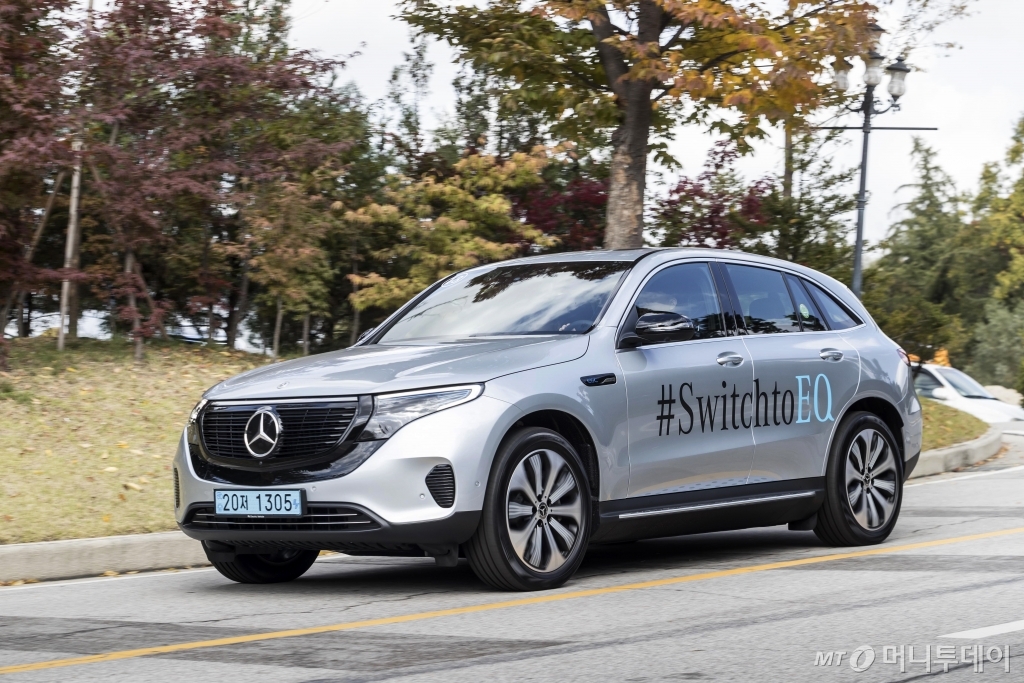 메르세데스-벤츠의 순수전기차 '더 뉴 EQC'. /사진제공=메르세데스-벤츠 코리아