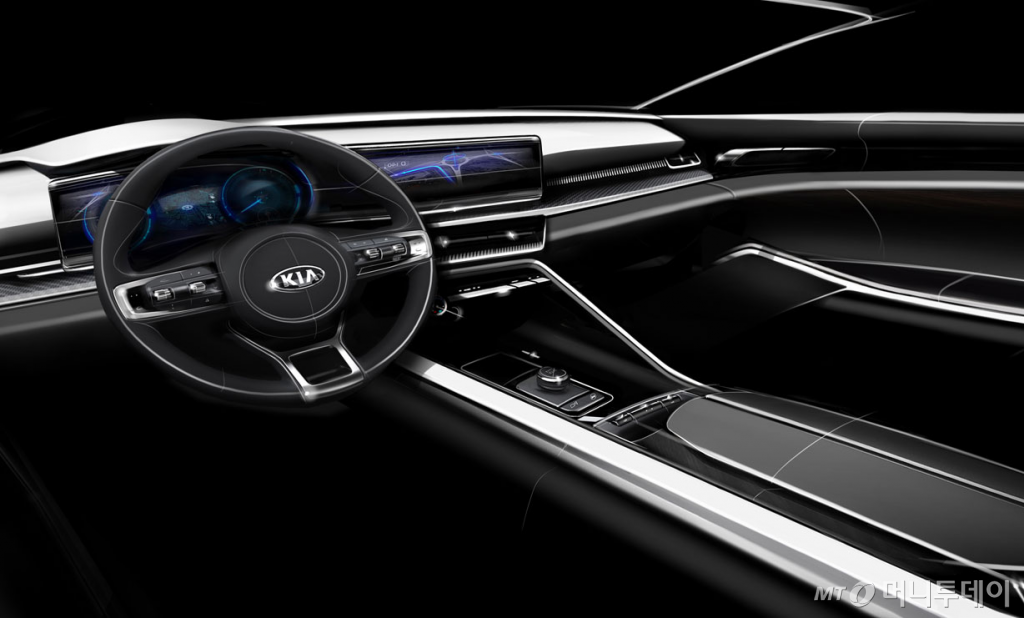 기아차 '3세대 K5' 실내 디자인. /사진제공=기아차