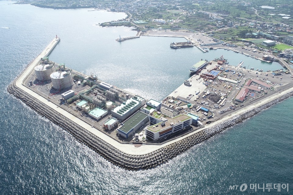 한국가스공사 제주 LNG 생산기지 전경./사진제공=가스공사