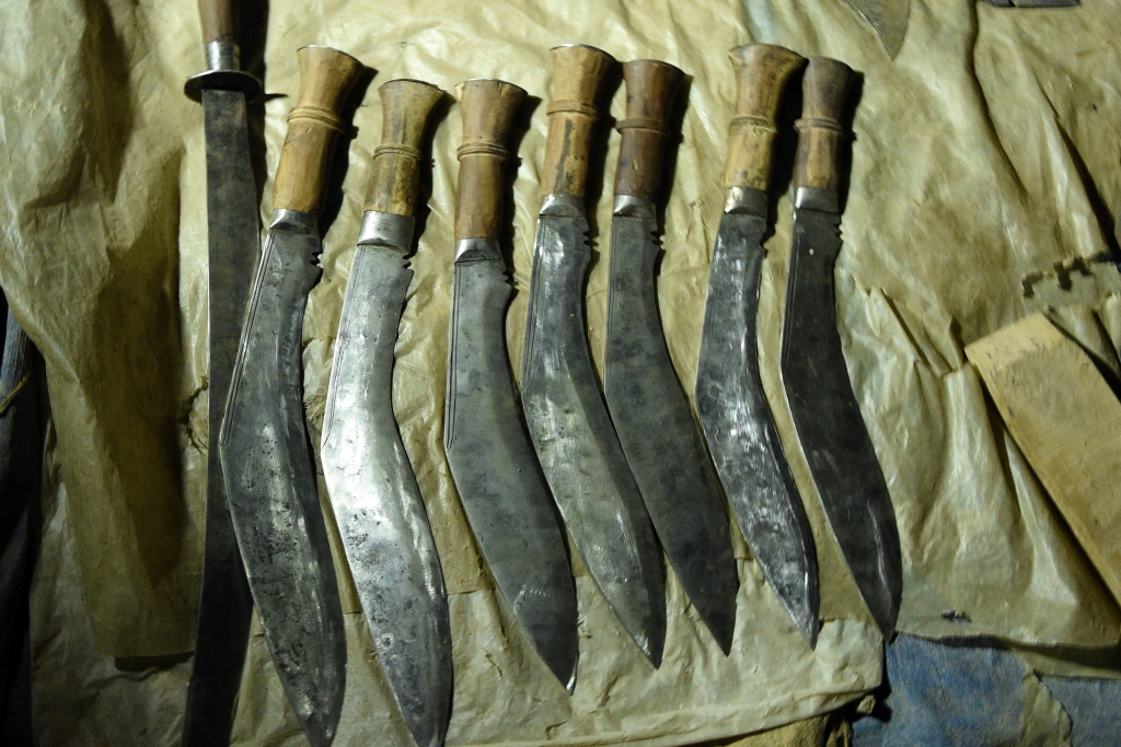 가디마이 축제에서 동물의 피를 바칠 때 사용되는 칼/사진=AFP