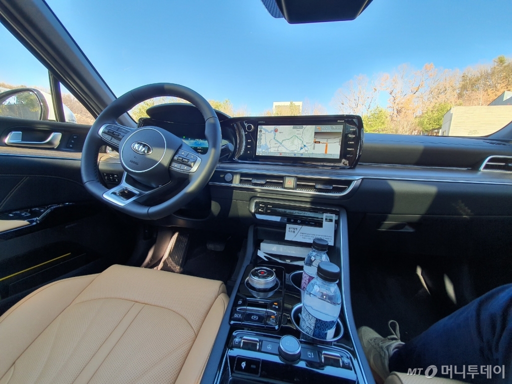 기이자동차 3세대 'K5' 내부모습 /사진=김남이 기자