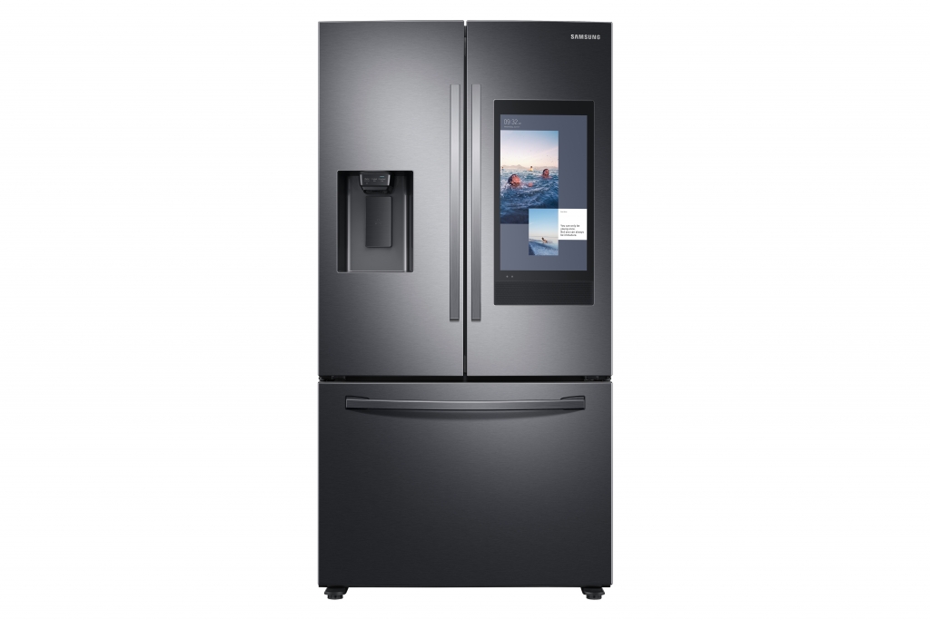 삼성 2020년형 패밀리허브 미국시장 제품(모델명 RF27T5501SG). /사진제공=삼성전자