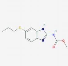 '알벤다졸' 화학 구조./사진=약학정보원 약학백과 자료 캡처