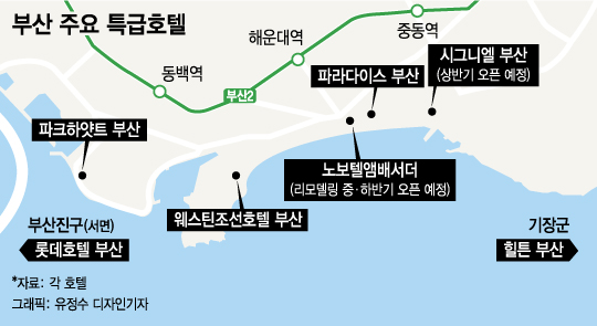 부산 기장 아난티코브에 위치한 힐튼 부산의 야외 인피니티풀. /사진=힐튼 부산