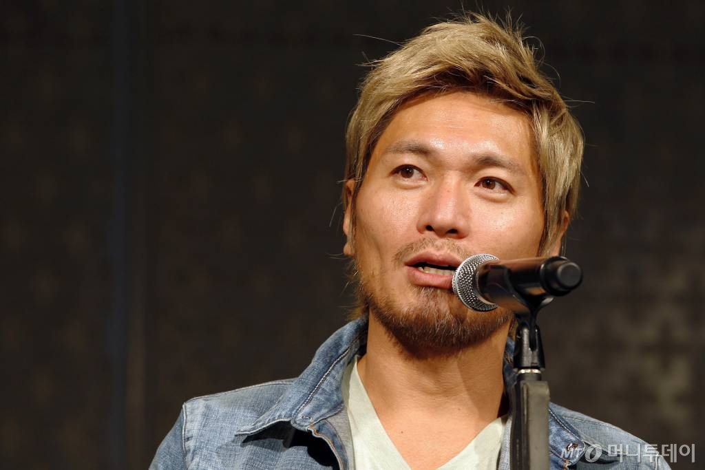 7일 오후 서울 잠원동 리버사이드호텔에서 열린 임재범 리메이크 앨범 '풀이' 발매 기념 쇼케이스 / 사진=안은나 인턴기자 coinlocker@