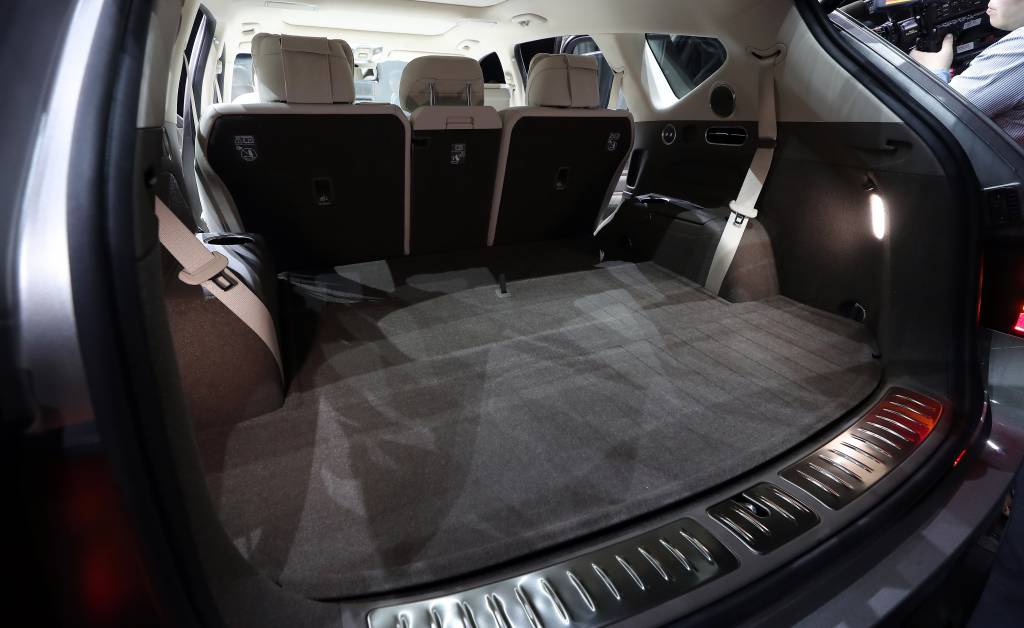 현대차그룹 제네시스 SUV 'GV80' 트렁크 공간. /사진=김창현 기자