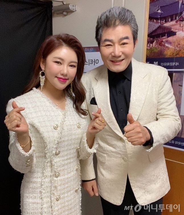 트로트 가수 송가인(왼쪽)과 진성(오른쪽) /사진=송가인 인스타그램
