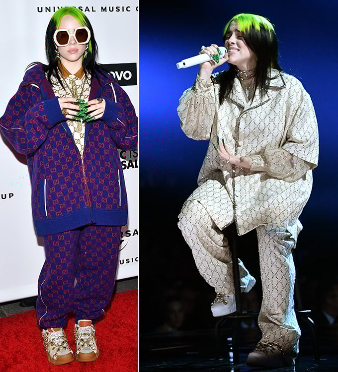 그래미 시상식 무대에 이어 애프터 파티에 참석한 가수 빌리 아이리시/사진=AFP