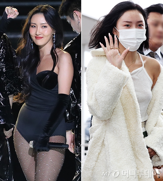그룹 마마무 화사/사진=뉴스1, 머니투데이 DB