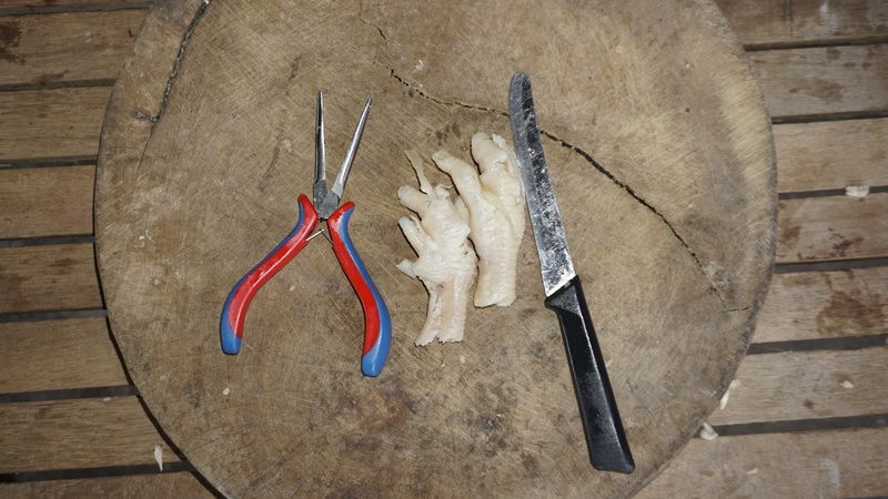 28일(현지시간) 태국 매체 카오솟에 따르면 현지 보건 당국 관계자는 "닭뼈를 제거할 땐 펜치나 나이프 등 도구를 사용하라"고 명령했다. /사진=카오솟 홈페이지 캡처