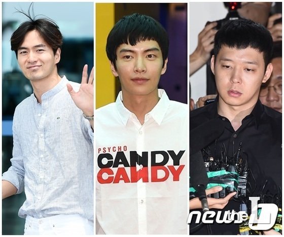 왼쪽부터 이진욱, 이민기, 박유천/사진=뉴스1