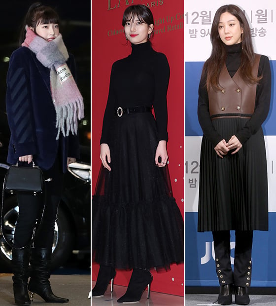 그룹 레드벨벳 조이, 가수 겸 배우 수지, 배우 정려원/사진=뉴스1