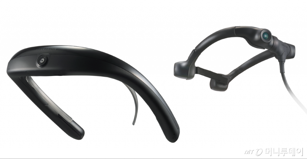 링크플로우의 360도 카메라 FITT360(왼쪽)과 NEXX360. /사진=링크플로우