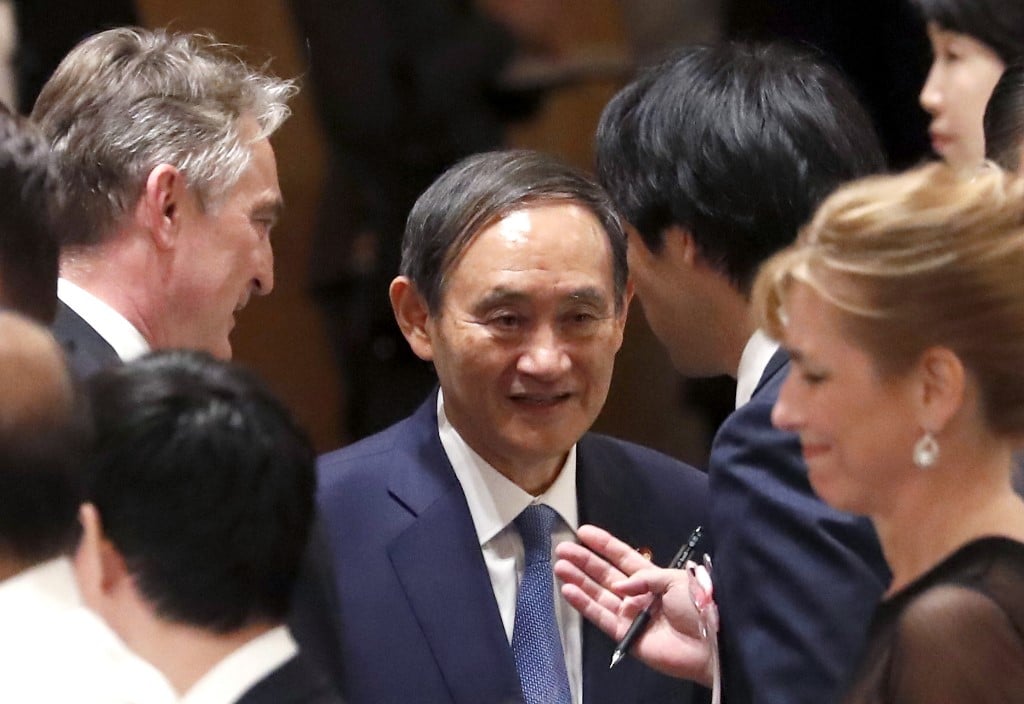 스가 관방. /AFPBBNews=뉴스1