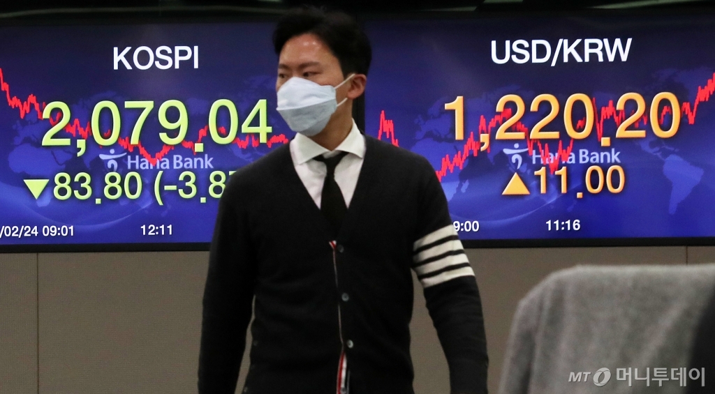 코로나19 확진자가 700여명을 넘어선 가운데 24일 경기 성남시 중원구 모란민속5일장이 코로나19 확산 방지를 위해 임시 휴장에 들어가 한산한 모습을 보이고 있다. /성남=김창현 기자