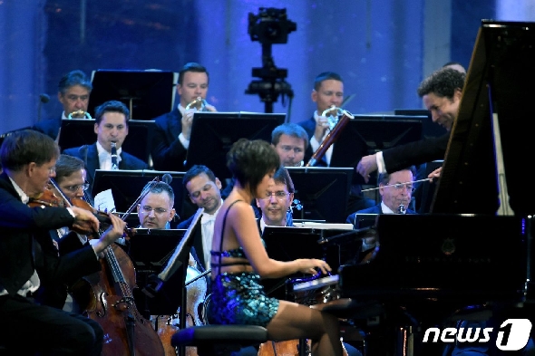 피아니스트 유자왕. © AFP=뉴스1