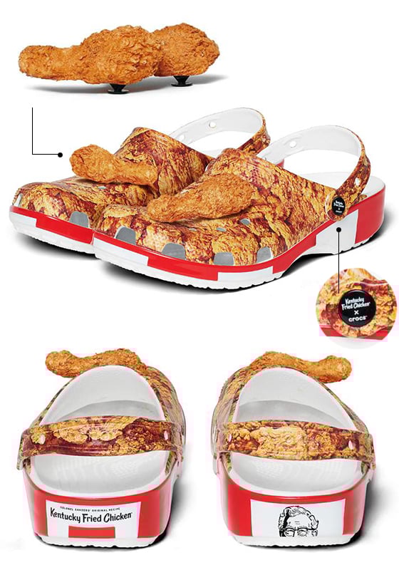 KFC X 크록스 컬래버레이션 슈즈/사진=크록스 공식 홈페이지