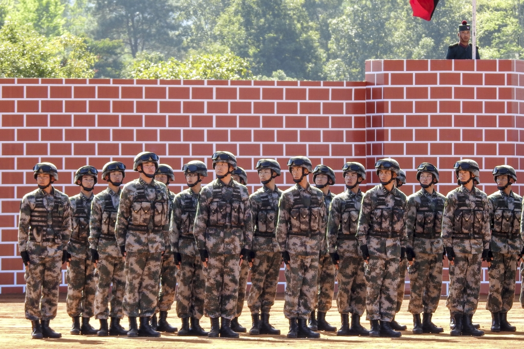 중국 인민해방군. /사진=AFP