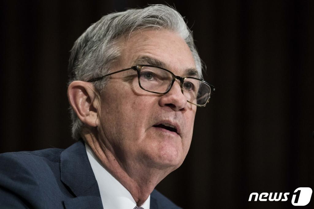 (워싱턴 AFP=뉴스1) 우동명 기자 = 제롬 파월 미국 연방준비제도 의장 © AFP=뉴스1  <저작권자 © 뉴스1코리아, 무단전재 및 재배포 금지>